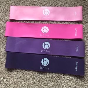 Lightly used resistance bands - belus